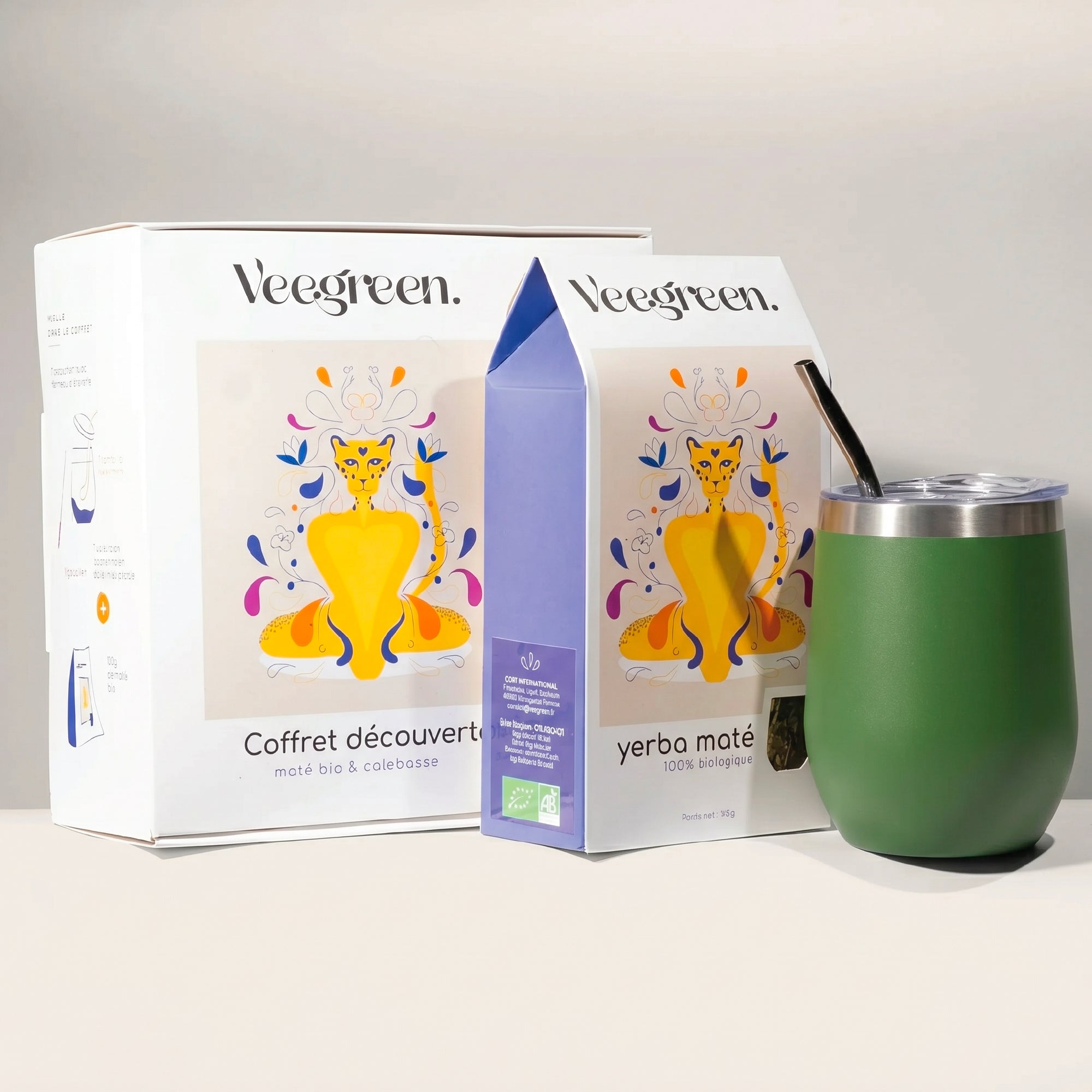 Scatola di degustazione del kit maté