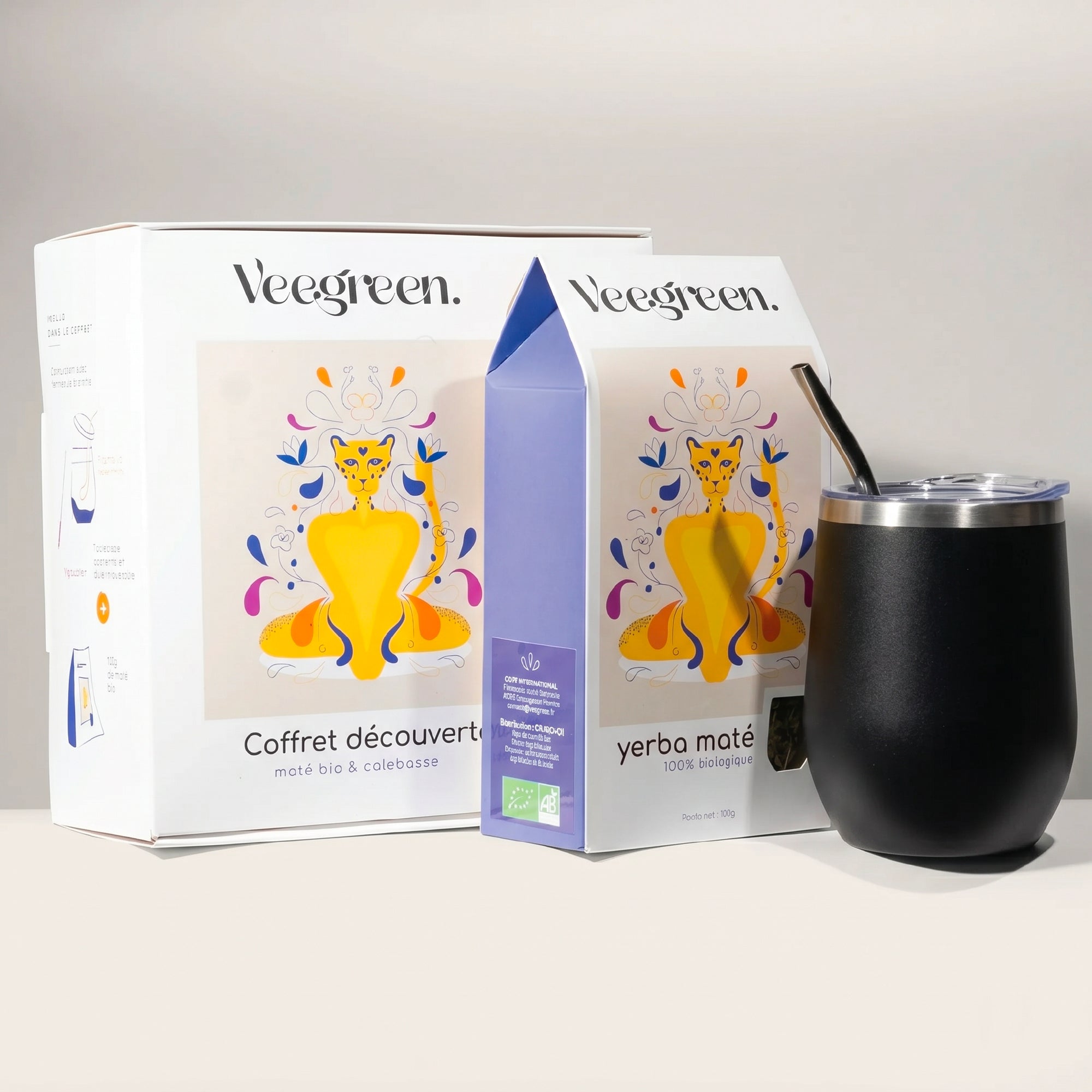 Scatola di degustazione del kit maté