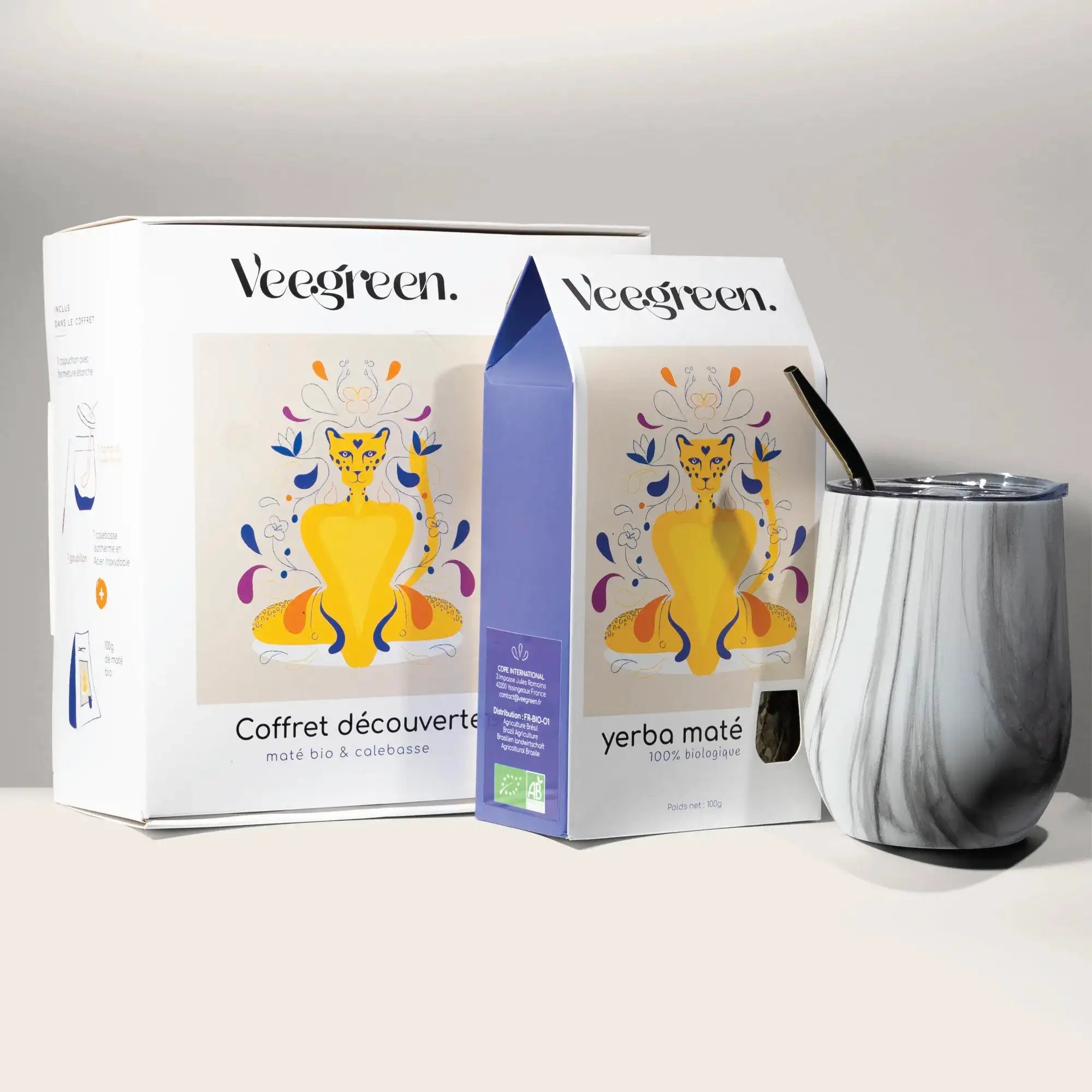 Scatola di degustazione del kit maté