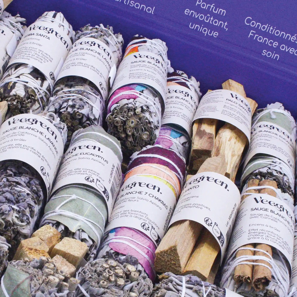 63 pieces bio smudging rituels de purification 