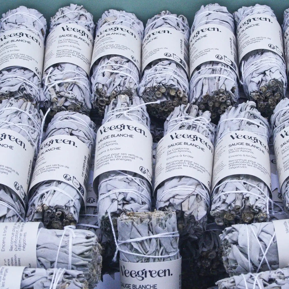 60 Sauge Blanche encens purificateur à brûler 